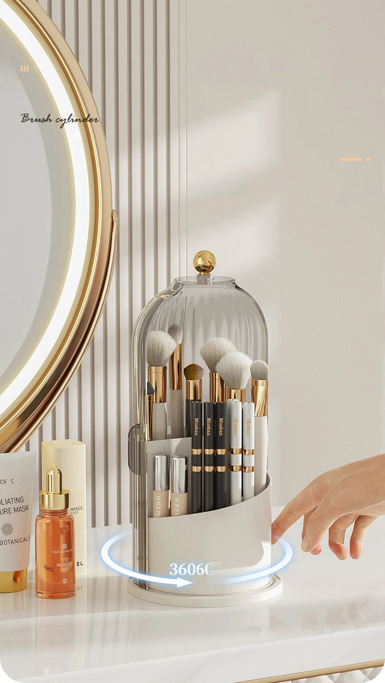 Rotating Makeup Brush Holder