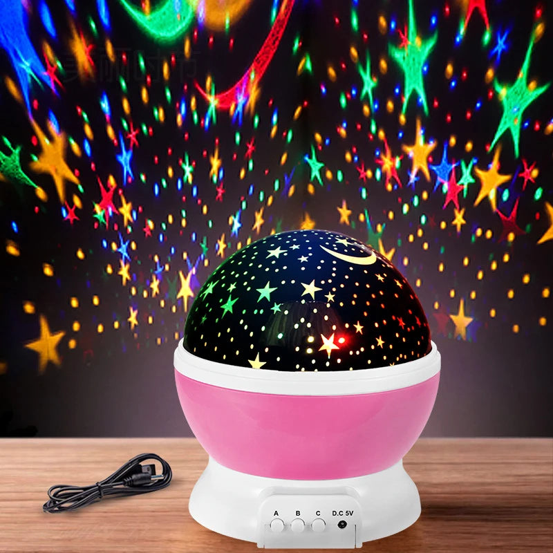 Night Light Galaxy Projector