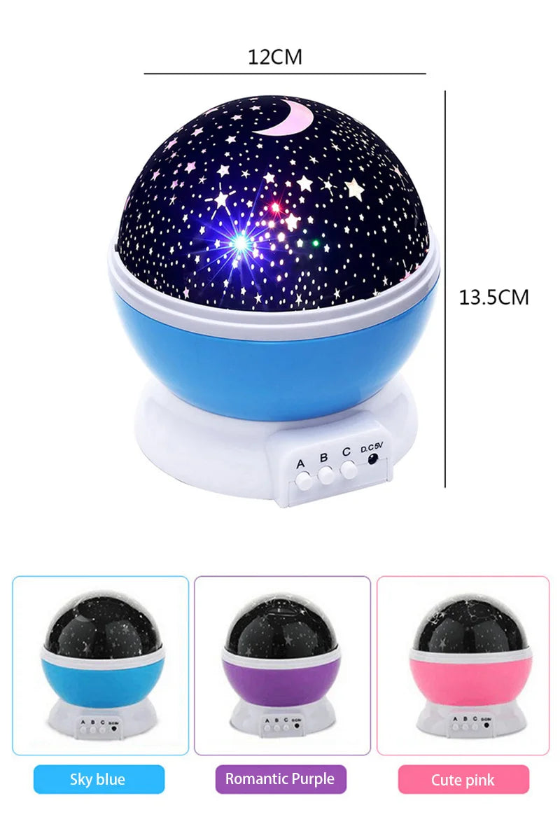 Night Light Galaxy Projector