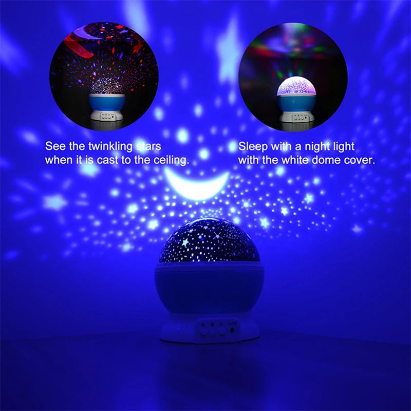 Night Light Galaxy Projector