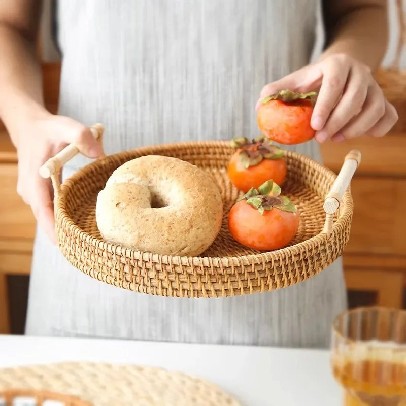 Rattan Decorative Tray